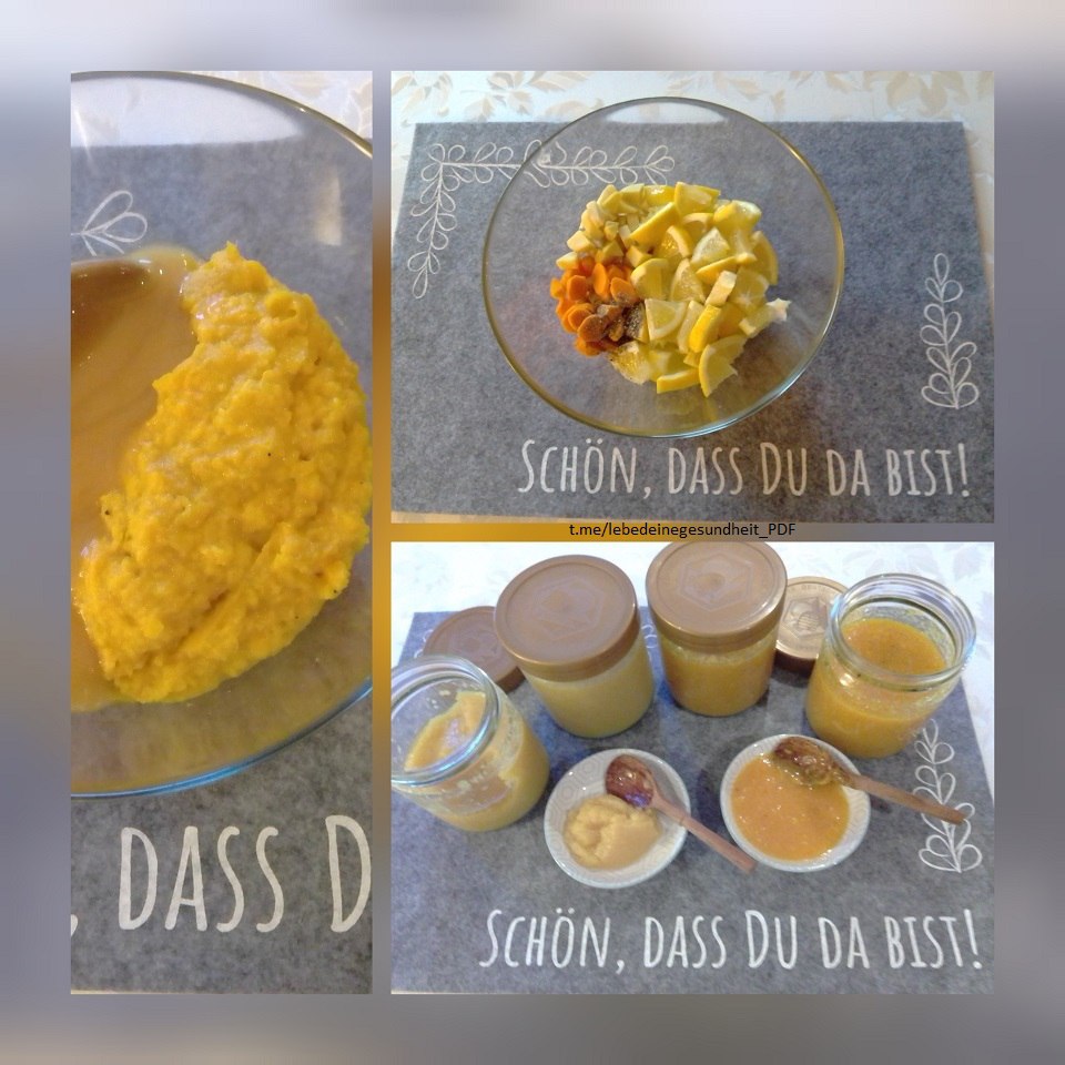 Ingwer – Kurkuma – Zitrone – Honig Paste
